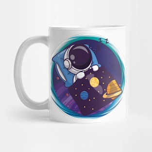Sleepy Astronaut Mug